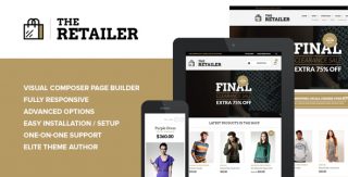 قالب فروشگاهی وردپرس The Retailer