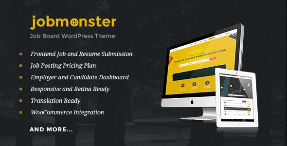 قالب کاریابی وردپرس Jobmonster