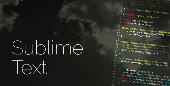 نرم افزار ویرایشگر متن Sublime Text