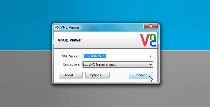 VNC در وی ام ور